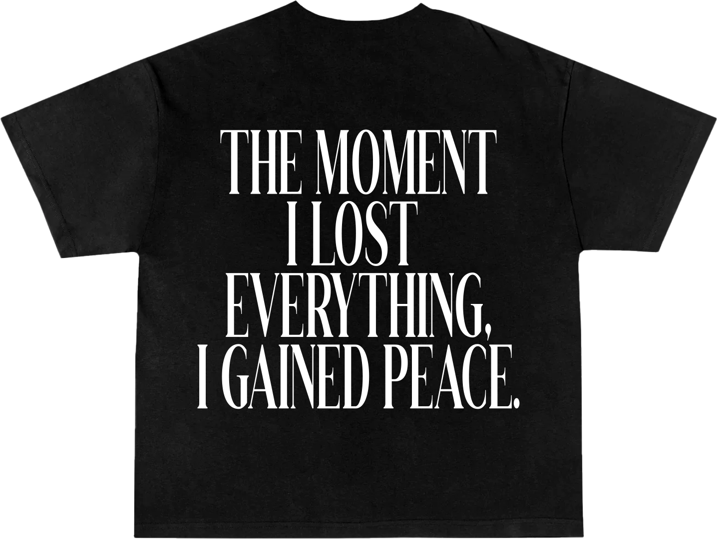 THROUGH THE THUNDER - BLACK TEE