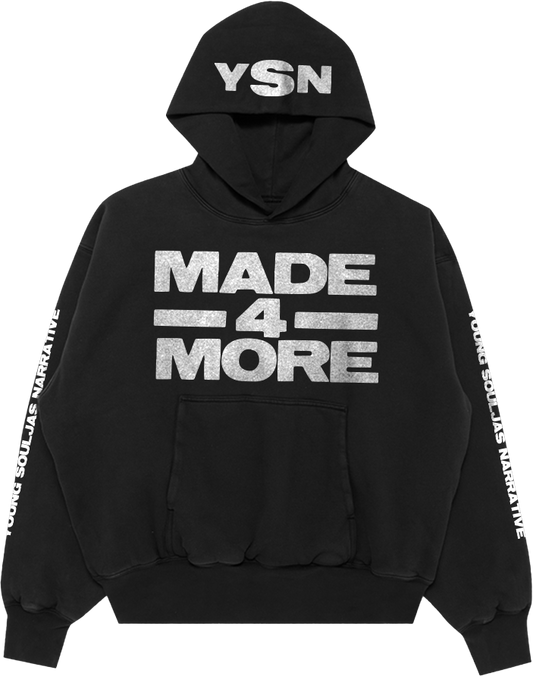 MADE FOR MORE - BLACK HOODIE