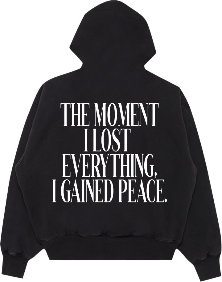 THROUGH THE THUNDER - BLACK HOODIE